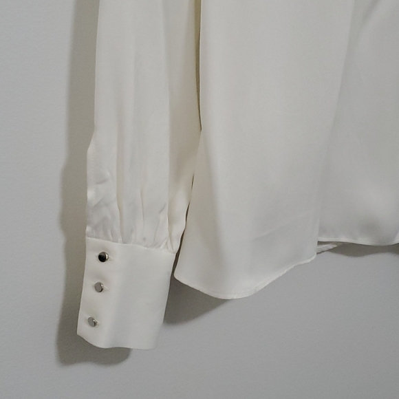 ZARA Ecru Twist Blouse - Picture 5 of 9